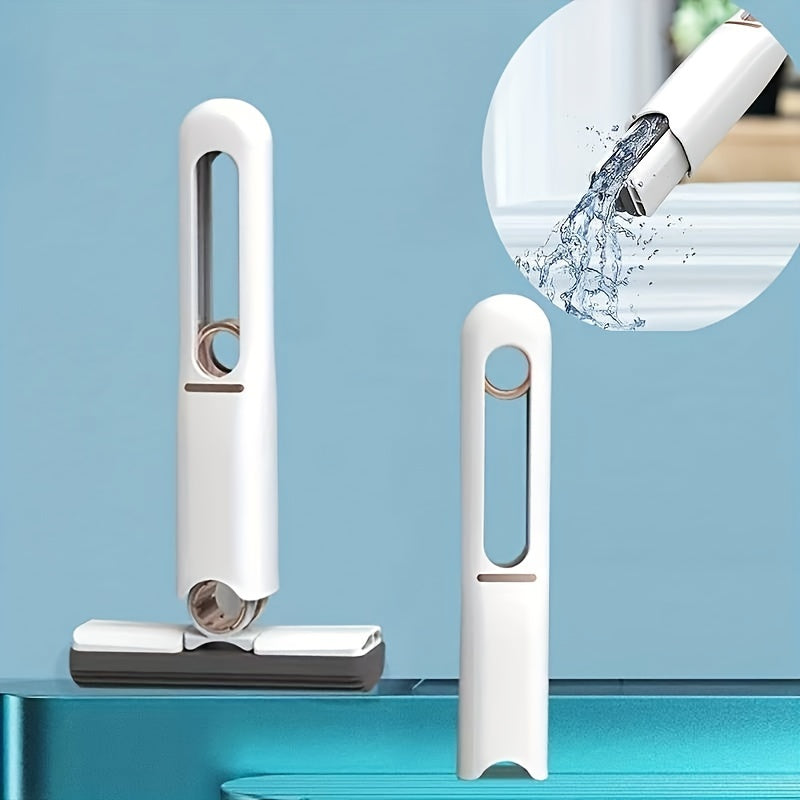 SqueezePro™ Portable Self-Squeeze Mini Mop — Hands-Free, Multi-Surface