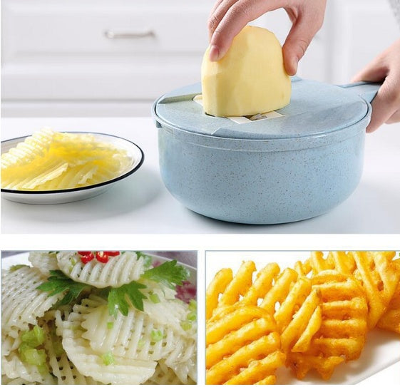 8-in-1 Mandoline Slicer – Slice, Chop & Prep Food in Seconds