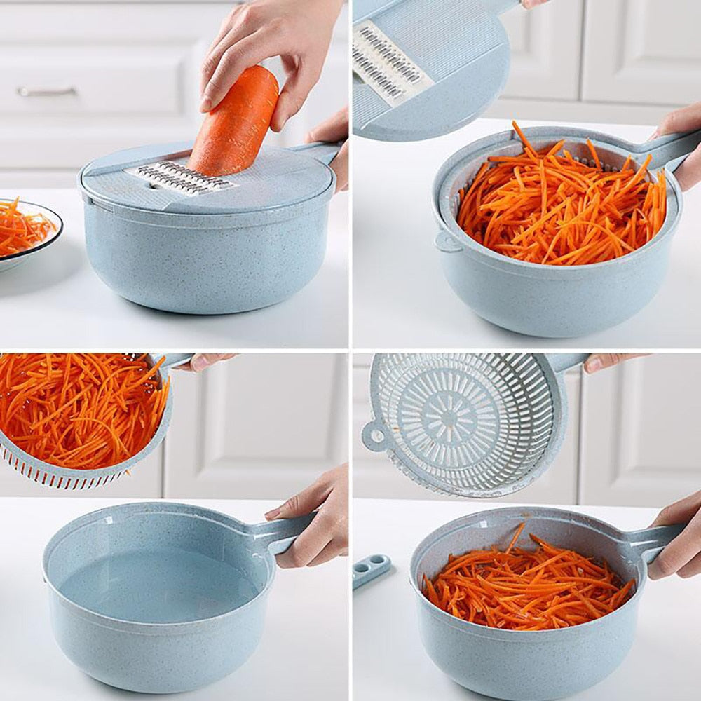 8-in-1 Mandoline Slicer – Slice, Chop & Prep Food in Seconds
