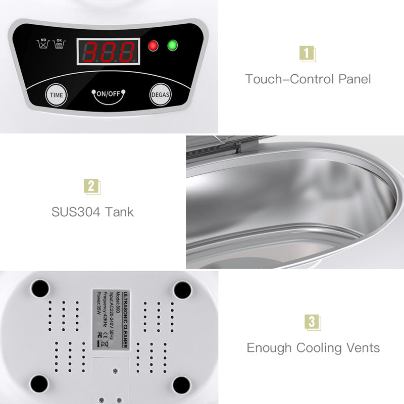 UltraSonic Pro™ — Professional Ultrasonic Cleaning Machine for Jewellery, Glasses & More