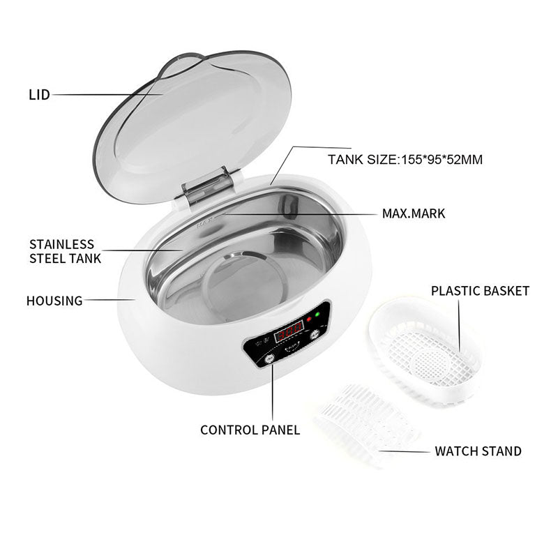 UltraSonic Pro™ — Professional Ultrasonic Cleaning Machine for Jewellery, Glasses & More