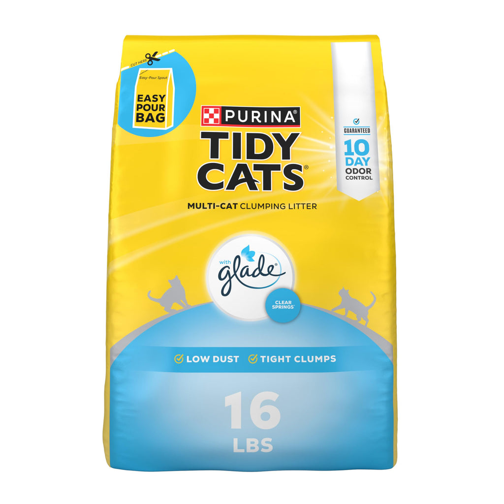 🐱 Purina Tidy Cats with Glade Clear Springs Clumping Cat Litter