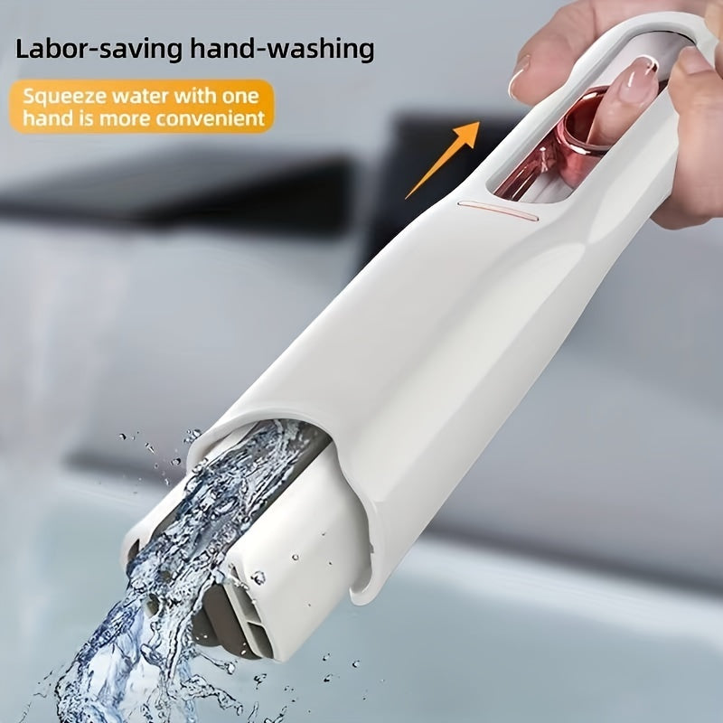SqueezePro™ Portable Self-Squeeze Mini Mop — Hands-Free, Multi-Surface